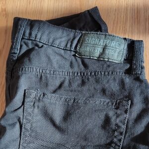 Signature by Levi Strauss Men's Dark Gray Jeans (34x34)
